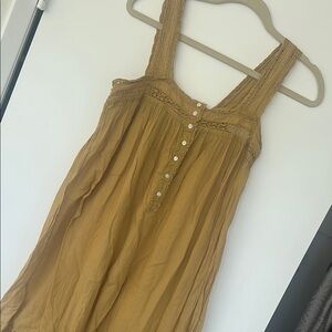 Doen Mustard Maxi Dress